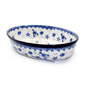 Zapiekacz owalny / półmisek 24cm dek. Ocean